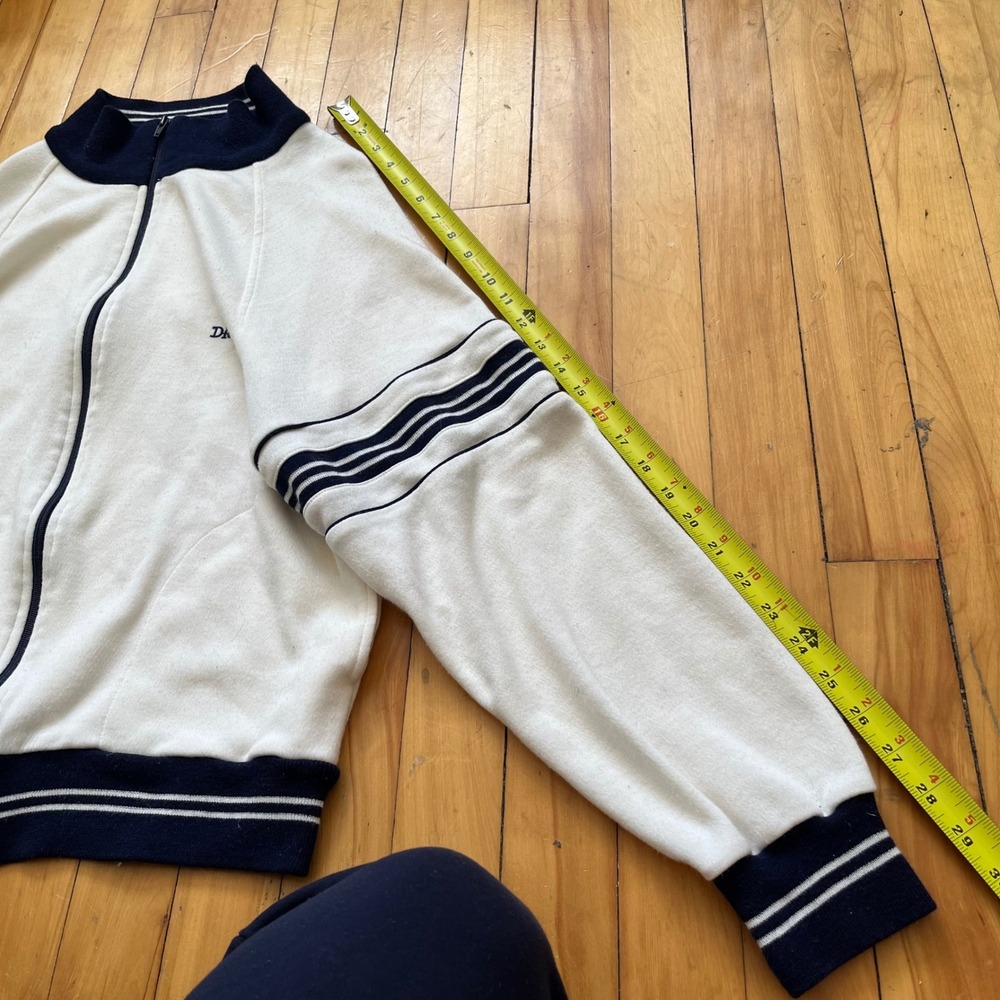 Dior White and Navy Zip-Up Performance Jacket - Picture 8 of 12
